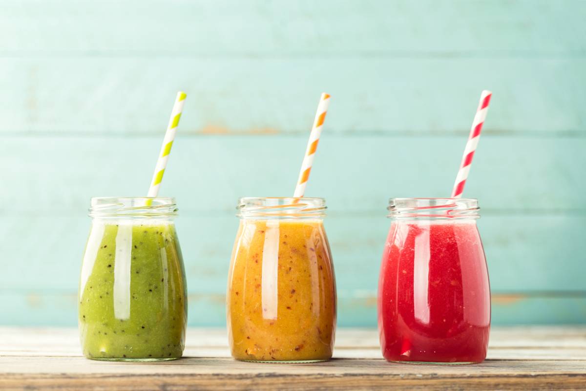 three types of juice from clean juice equipment